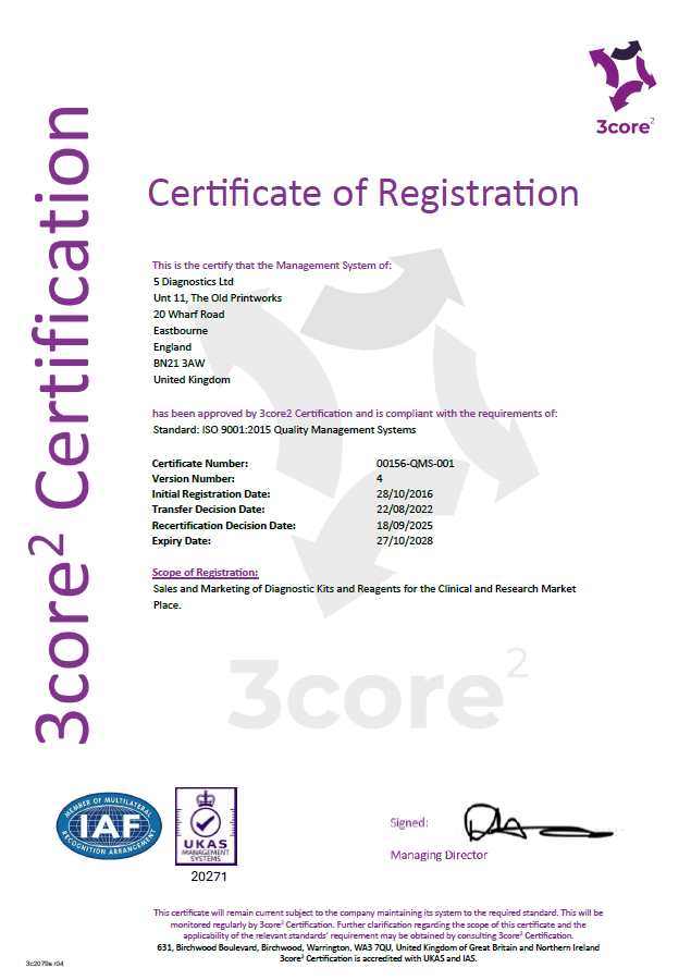 ISO-9001:2015-Zertifikat