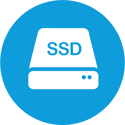 SSD-Speicher, werkzeuglos wechselbar