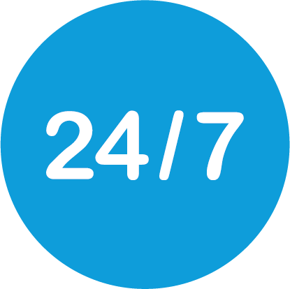 24/7-Dauerbetrieb