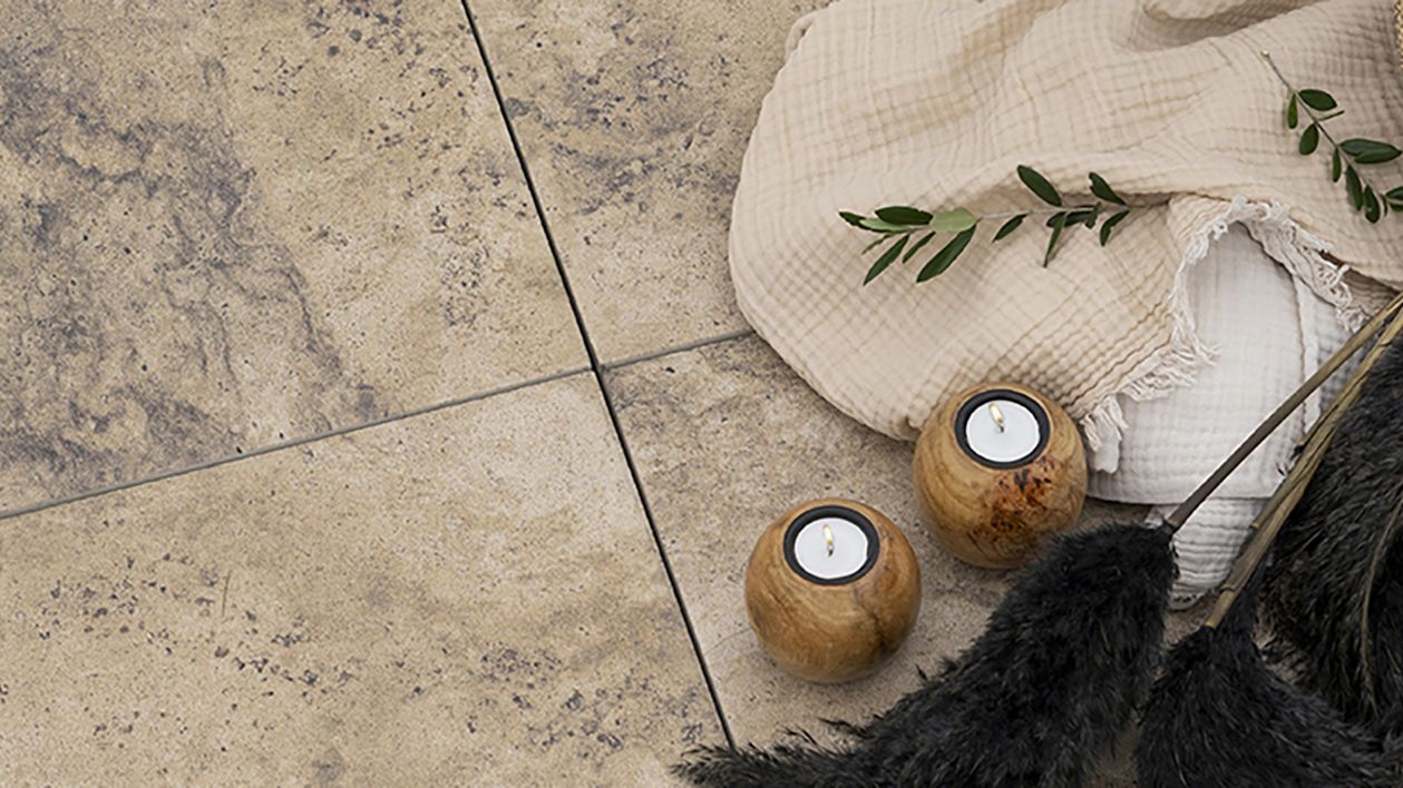 Bedruckte Terrassenplatte (Linie Creative/Stone)