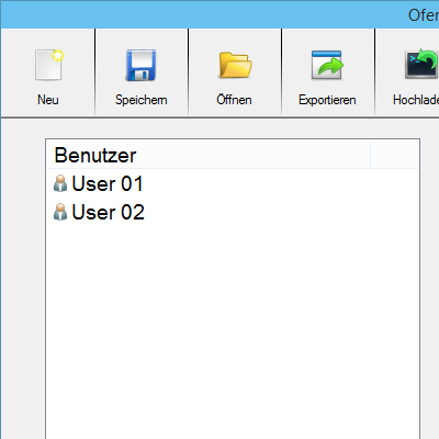 Software: Kundendaten