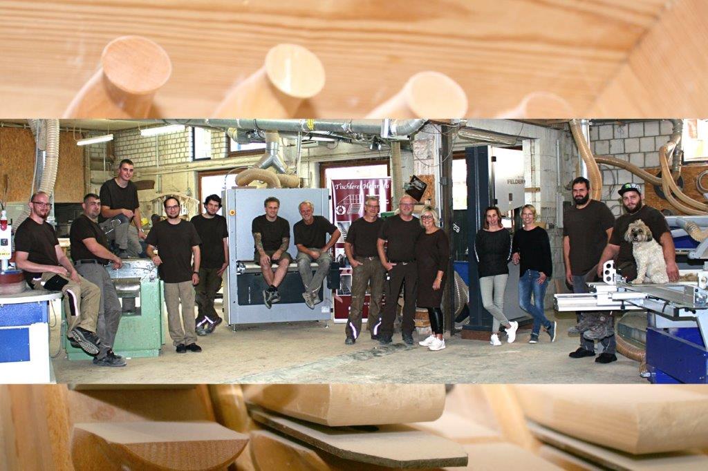 Das Team der Tischlerei Heinrichs in Hegensdorf