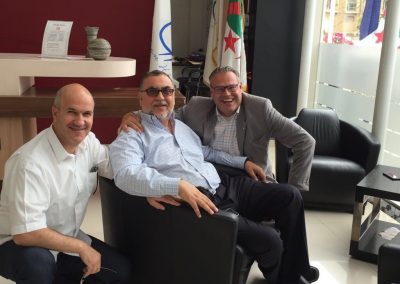 Wolfgang Lechner und Dr. Khaled