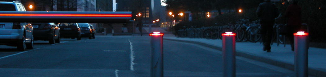 Hydraulische Polleranlagen mit LED