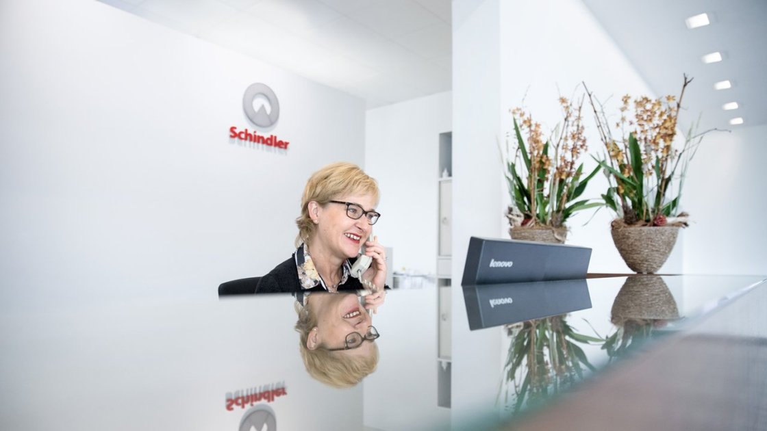 Schindler Team bei der Arbeit