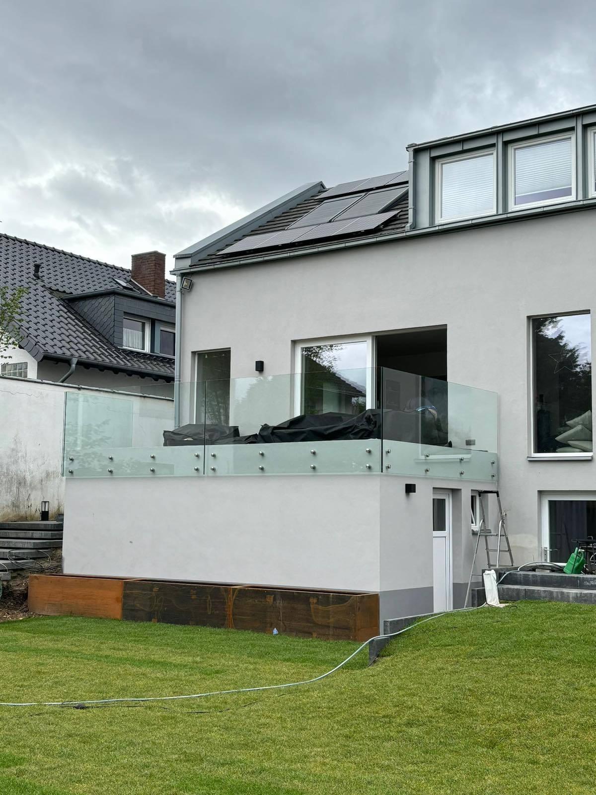 Punktgehaltene Verglasung mit Spidern