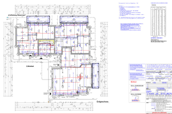 CAD-Planung: Montage- und Verlegeplan