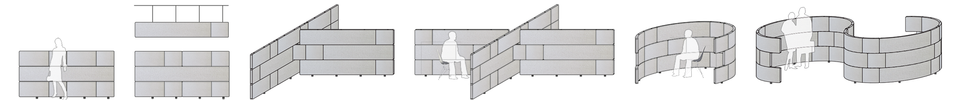 Acoustic Paravents – Sets