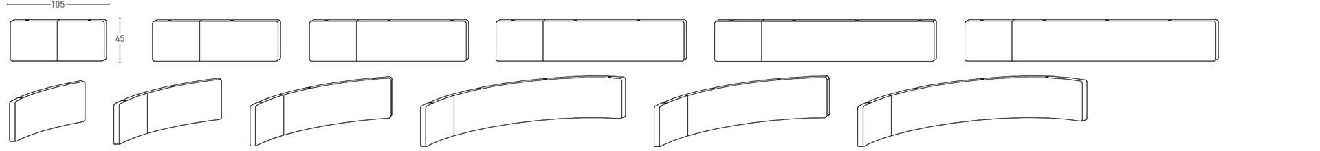 Acoustic Paravents – Einzelmodule