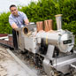 Dampflokomotive LAG64 (Maßstab 1:5)