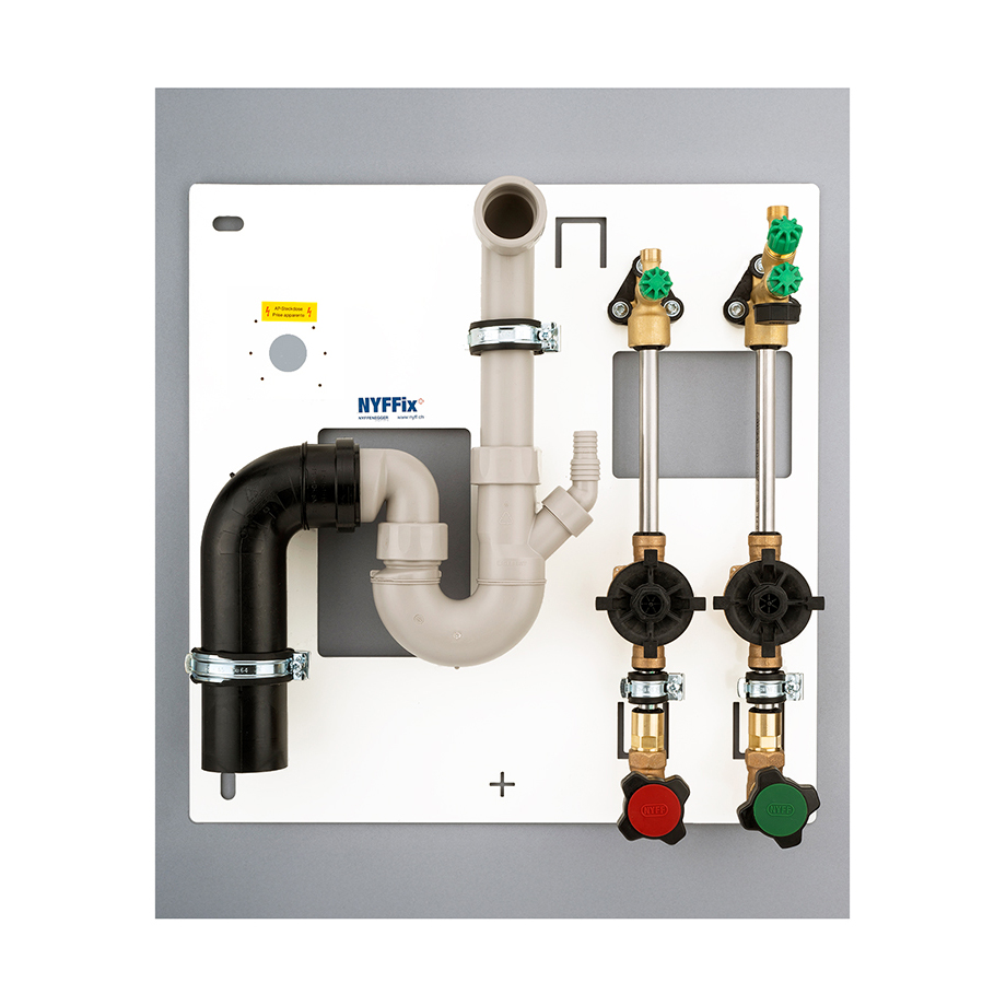 NYFFix mounting plate with double valve