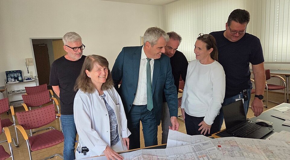 Sanierungsbeginn am Krankenhaus Diez