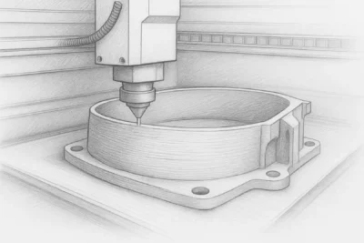 3D-Druck eines technischen Bauteils
