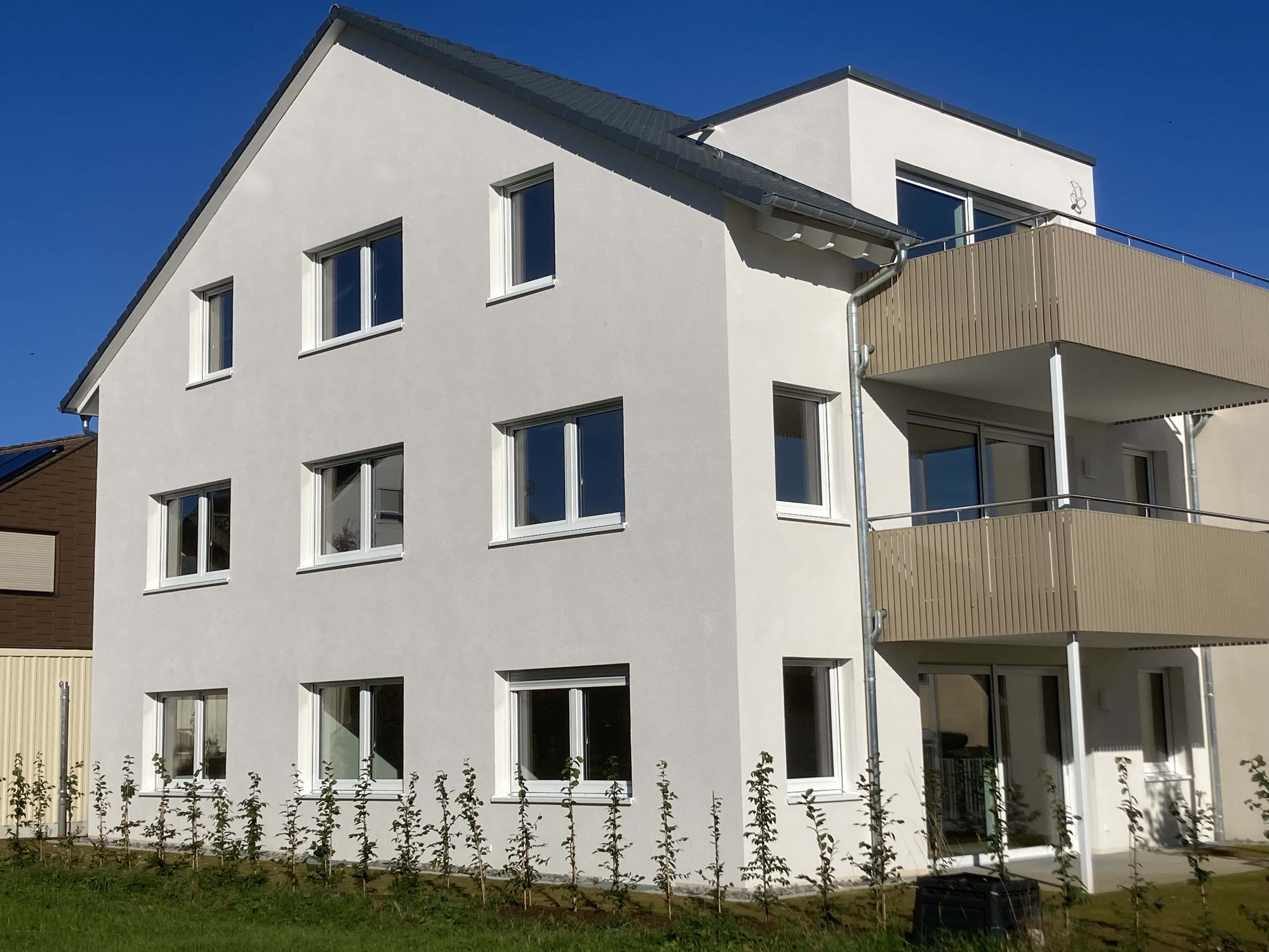 2× Mehrfamilienhaus Walddorfhäslach, Erdwärme, KfW-55