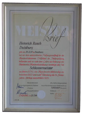 Logo Schlosserei Heinrich Rosch