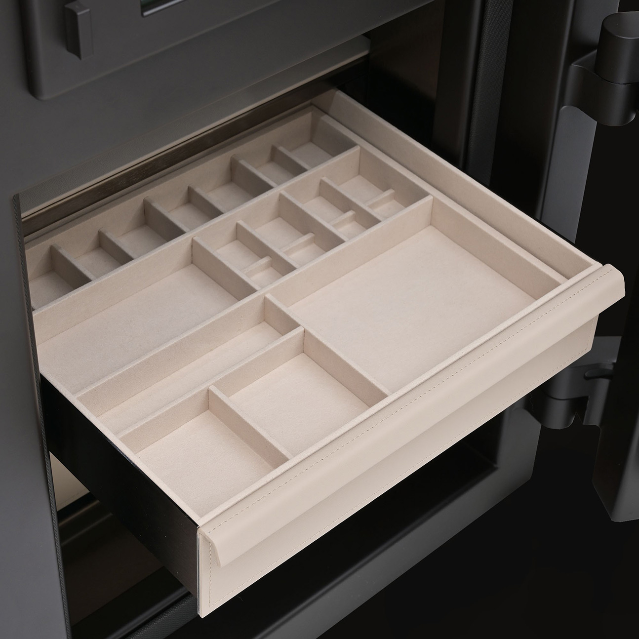 Tresor-Interieur mit Schmuckeinlage