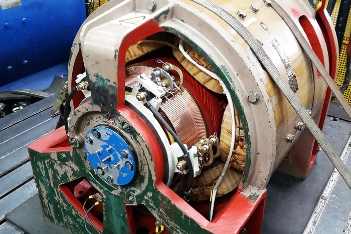 Instandgesetzter Elektromotor
