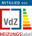 Mitglied VdZ Heizungslabel