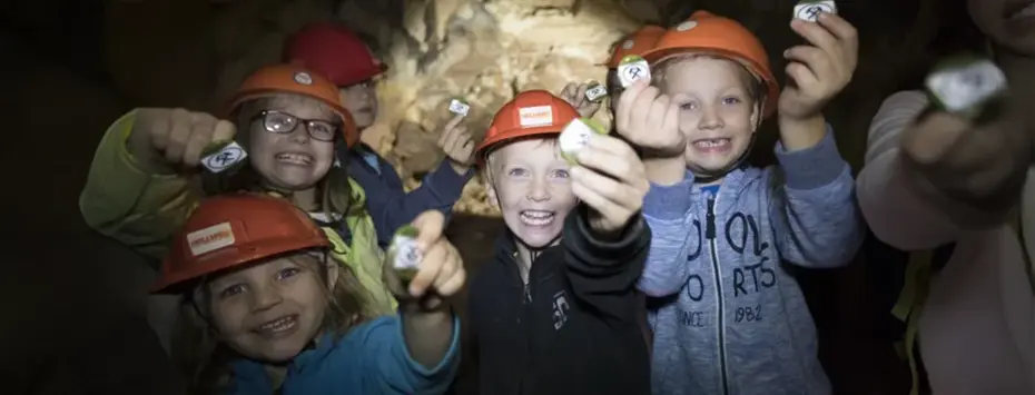 Schatzsuche im Besucherbergwerk