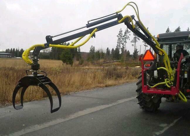 Forstkran/Rückekran mit Rotator, 3,8 m