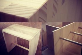 Formholz-Bauteile und Holzteile für den Ladenbau