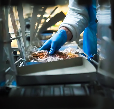 Verpackung der Produkte