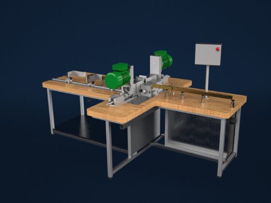 Maschinenbau am Arbeitstisch