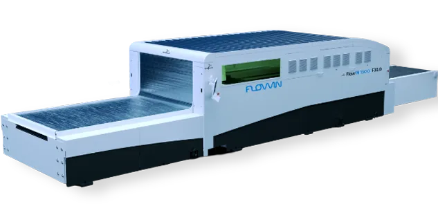 FlowIN Schneidmaschine mit Sortierung