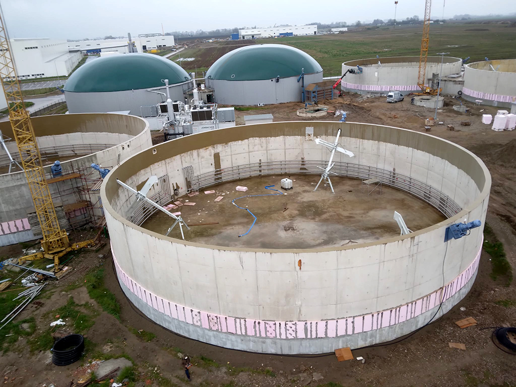 Anlagenkomplex 4 x 1 MW in Serbien