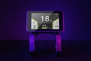 E-Bike-Cockpit mit farbigem TFT-Display