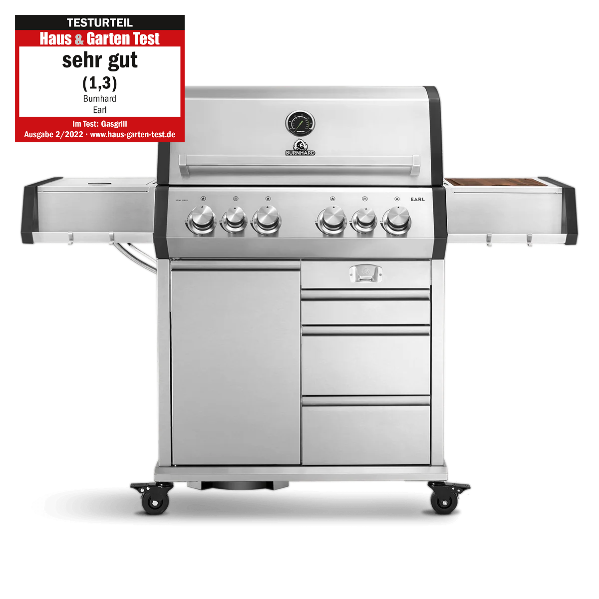 Big EARL Premium-Gasgrill 4-Brenner