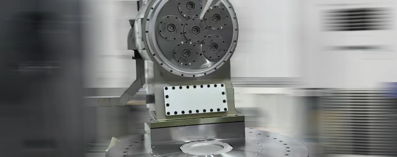 Spanntechnik an einer Werkzeugmaschine