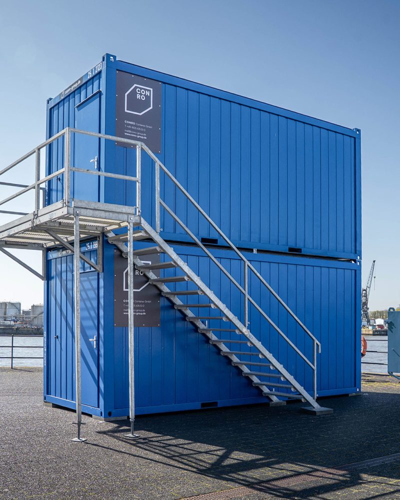 Büro- und Wohncontainer-Anlage