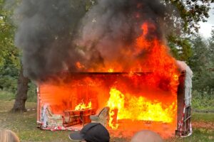 Brandcontainer für Feuerwehrtraining