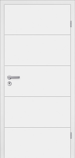Modern design doors in white (LEINE)