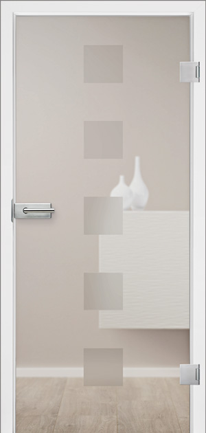 All-glass door