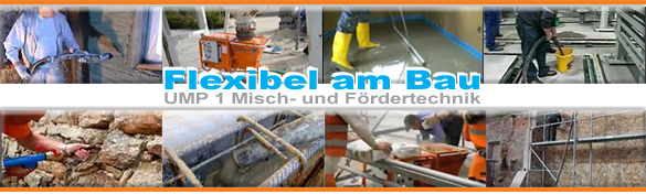 UMP 1 Mischpumpen, Putz- und Estrichmaschinen