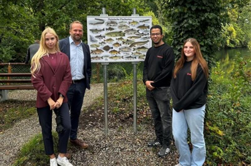 Ständer für den Naturlehrpfad Auenheim (Azubi-Projekt)