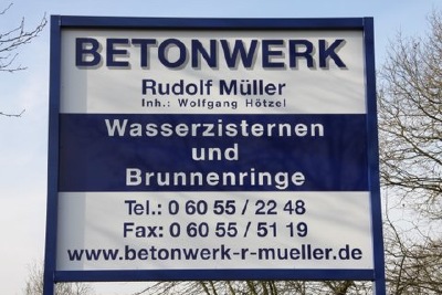 Monolithische Zisterne