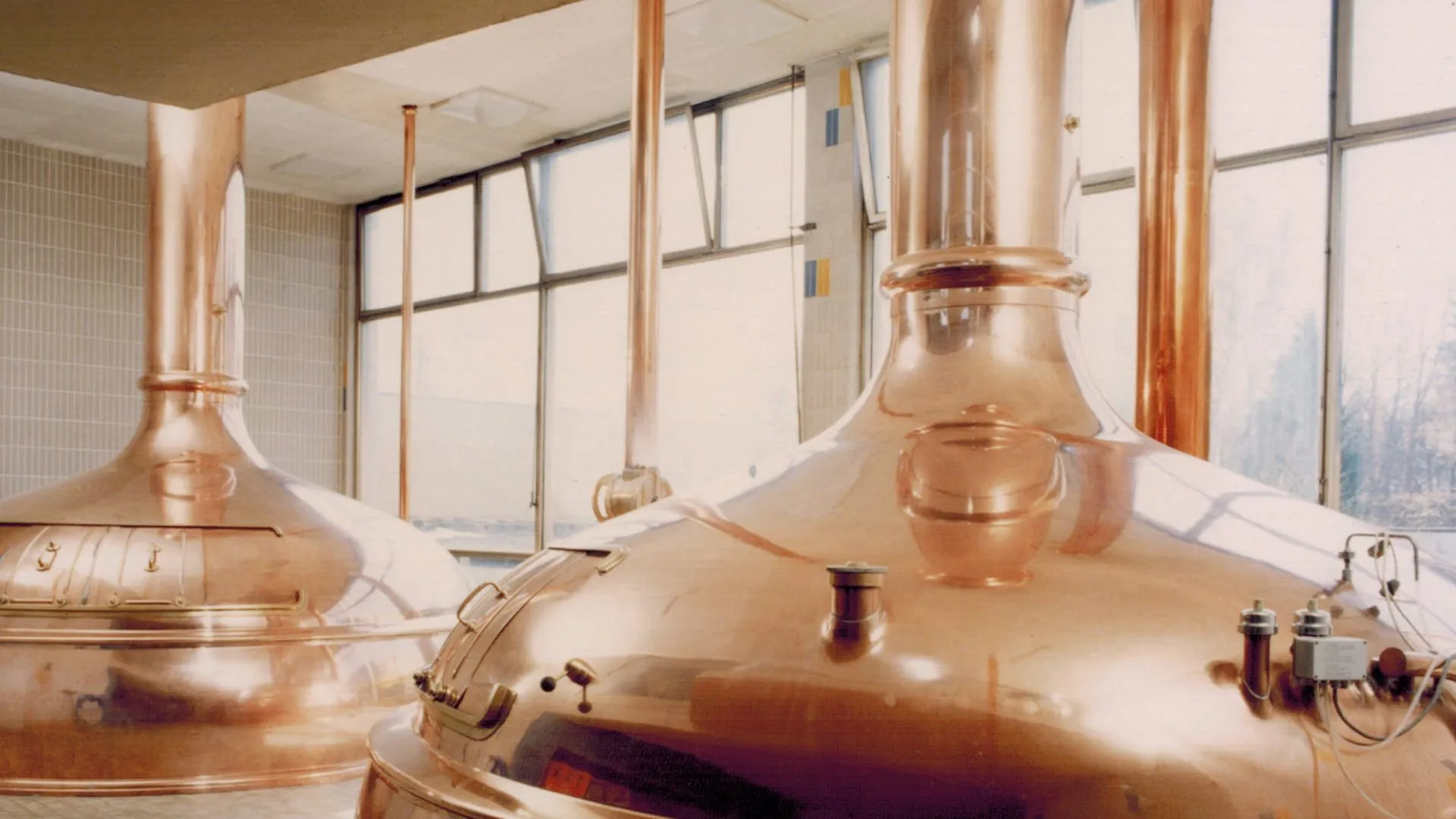 Sudkessel der Brauerei von früher