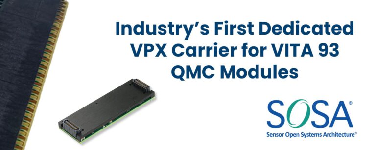 TVPX210 – erster dedizierter VPX-Carrier für VITA 93 QMC-Module