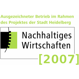 Gütesiegel "Nachhaltiges Wirtschaften" 2007