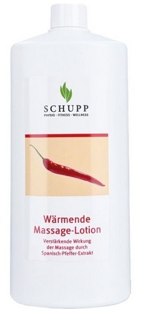 Wärmende Massage-Lotion (Schupp), 1-Liter-Flasche