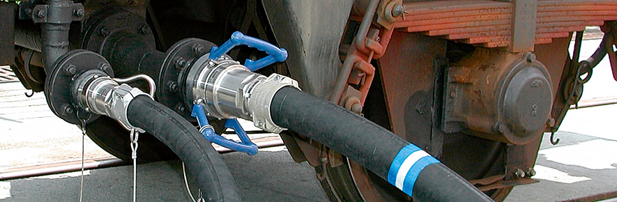 Schienen-Tankwagen-Befüllung