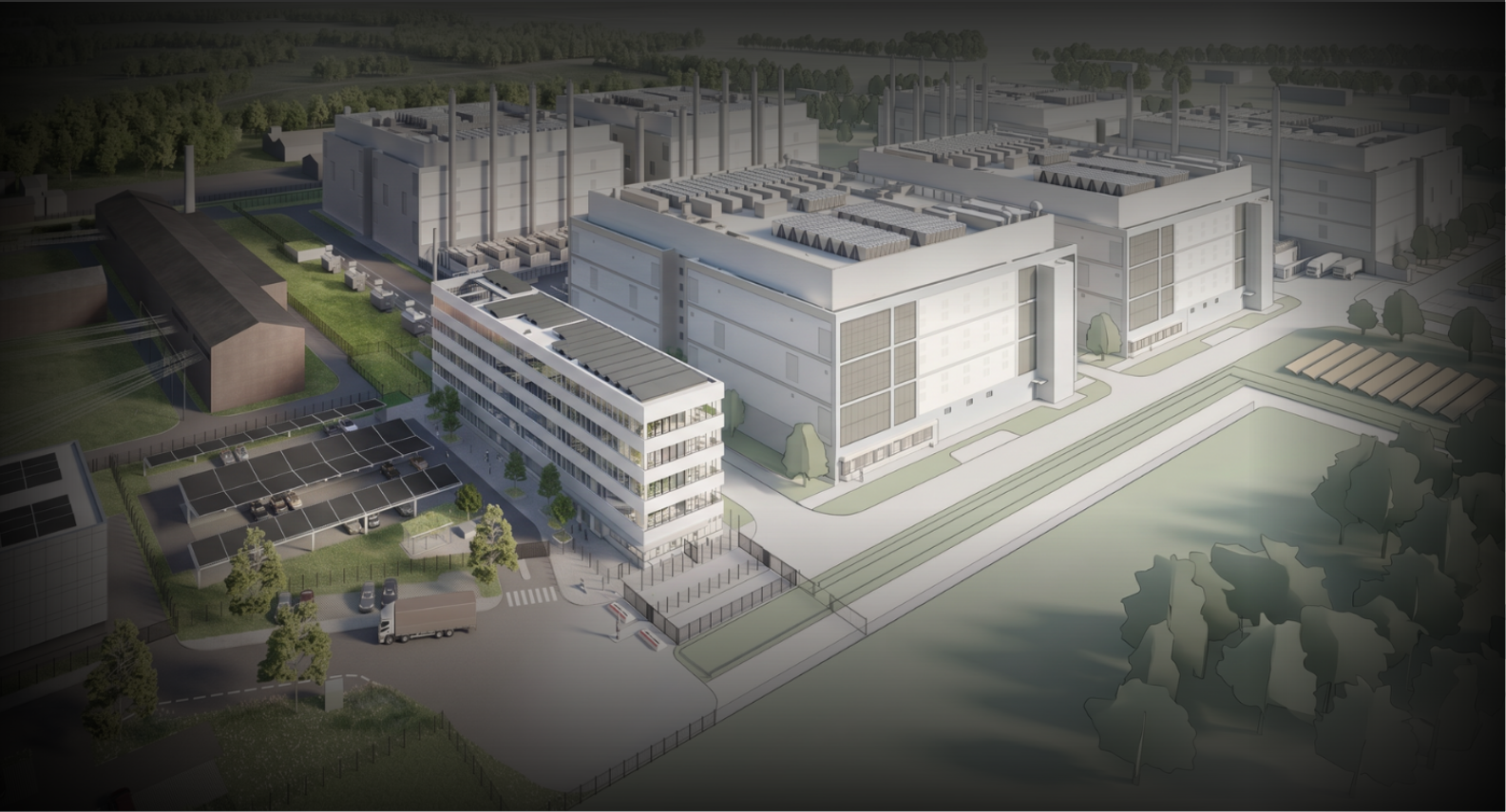 DC30 Lübbenau – Rechenzentrum mit rund 200 MW Leistung