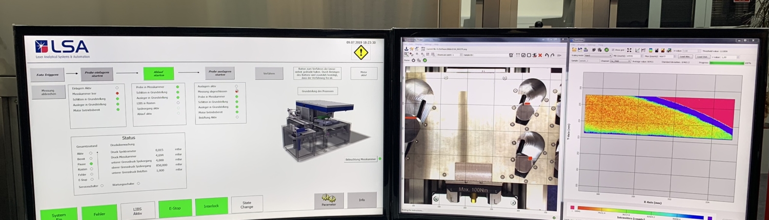 Analysesoftware mit 2D-/3D-Visualisierung