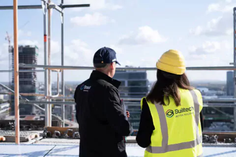 Kälte- und Klimatechnikanlage auf Großbaustelle