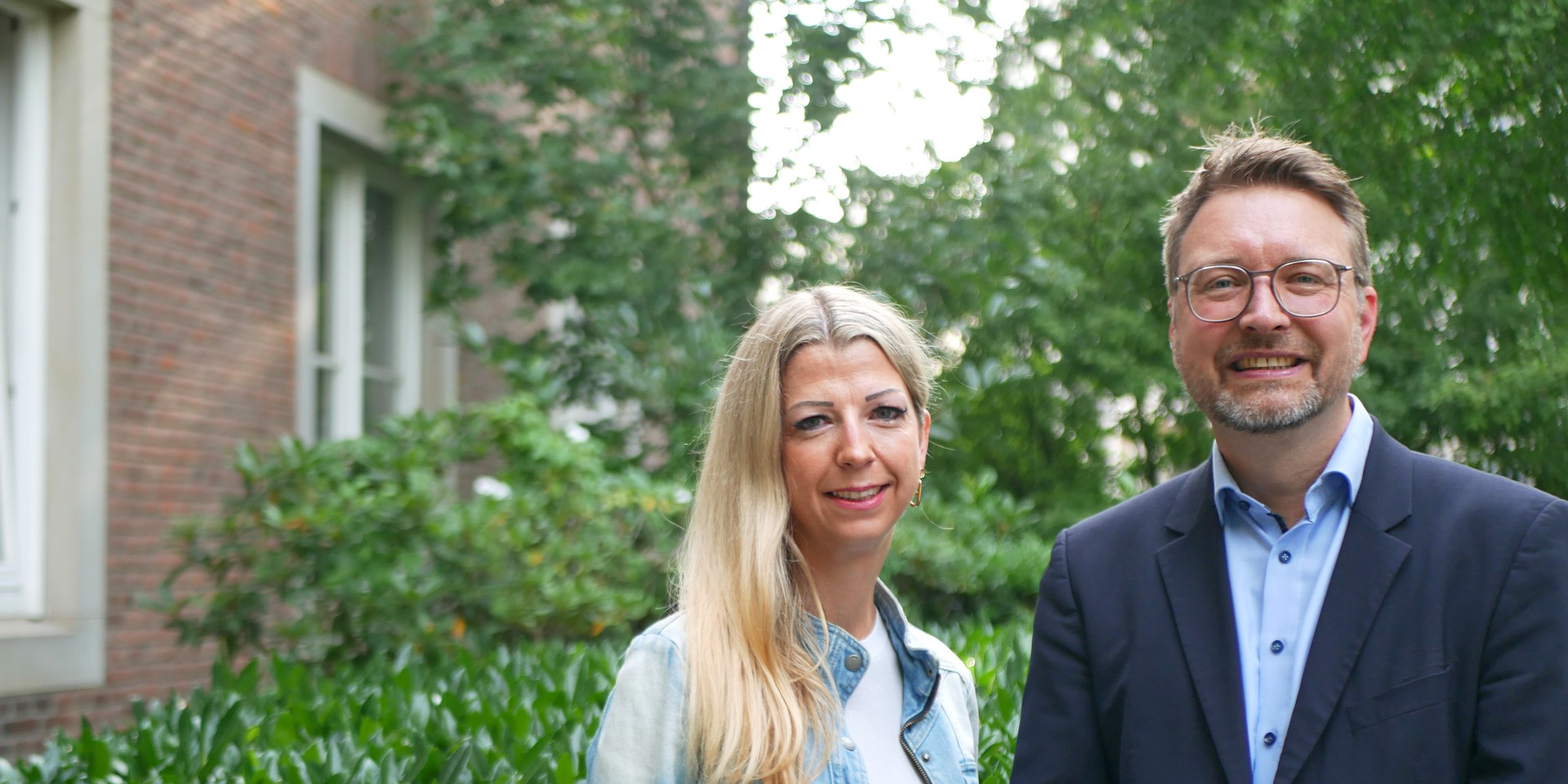 Kristina Klare und Friederich Stratmann, LWL-Leitung