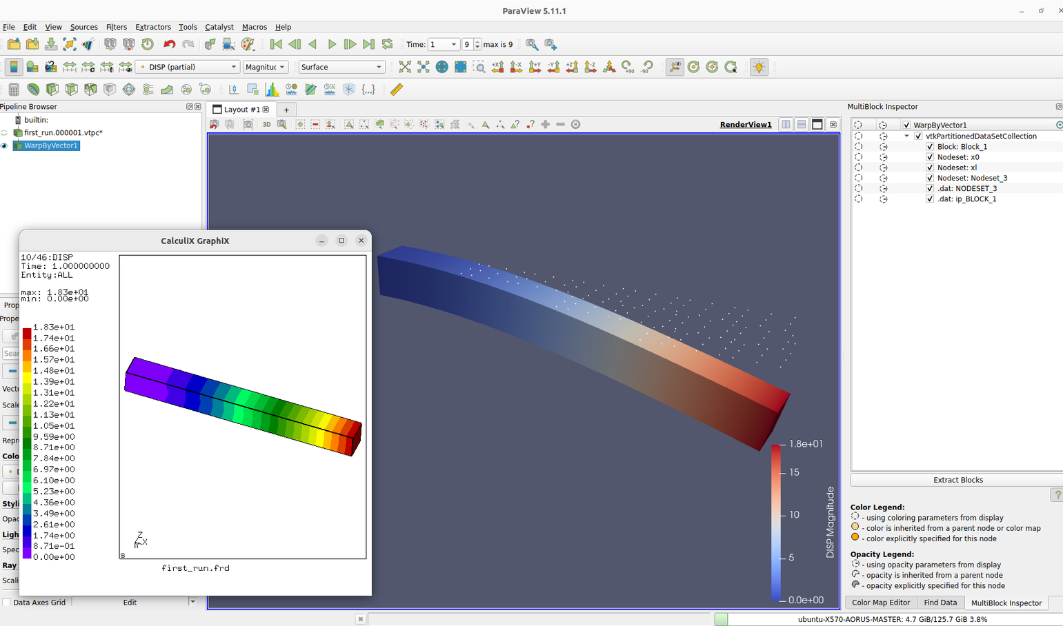 CalculiX-Plugin für Coreform Cubit