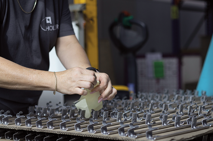 Auffang-Systeme für Spritzgussteile